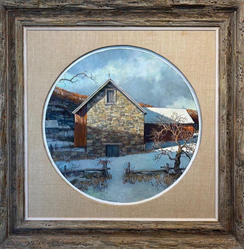 Eric Sloane Painting Title: Pennsylvania Pastorale, 1977